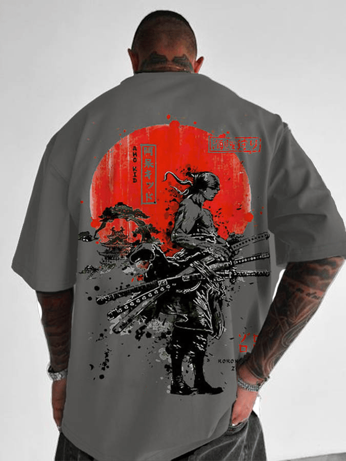 Japan Summer Clothing Women - One Piece Action Anime Zoro Print