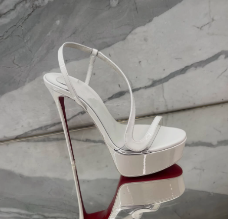 Summer Clothing Styles - Metallic Leather Platform Stilettos Sandals sexy