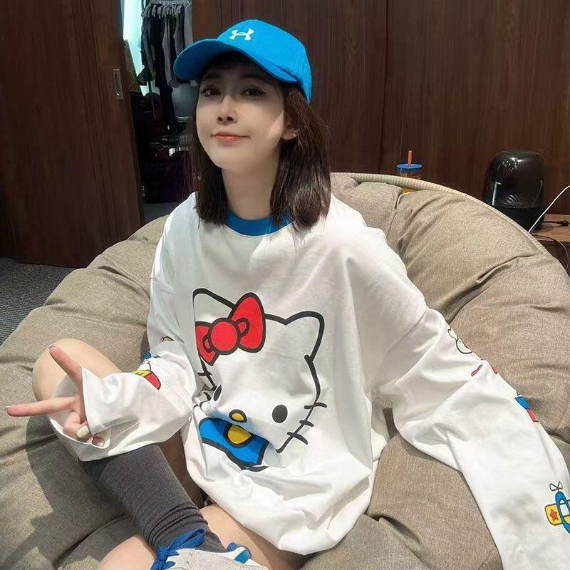 Summer Clothing Styles - Long-Sleeved Hello Kitty Summer New Style