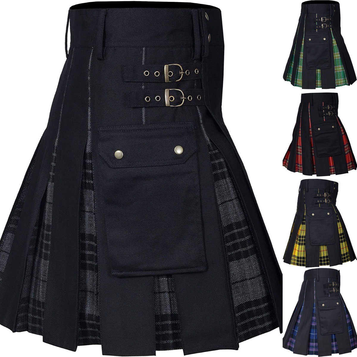 Summer Clothing Styles - Summer Men's Clothing Plaid Color Block