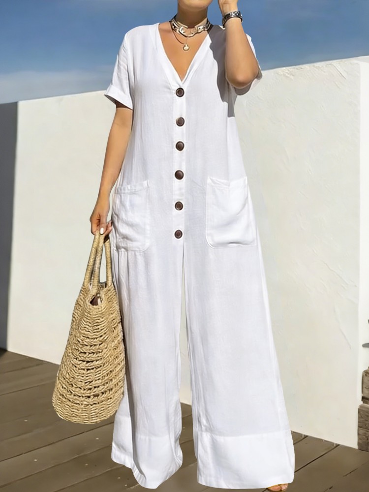 Summer Clothing Wholesale - Plus Size Women Clothes Jumpsuit Summer
