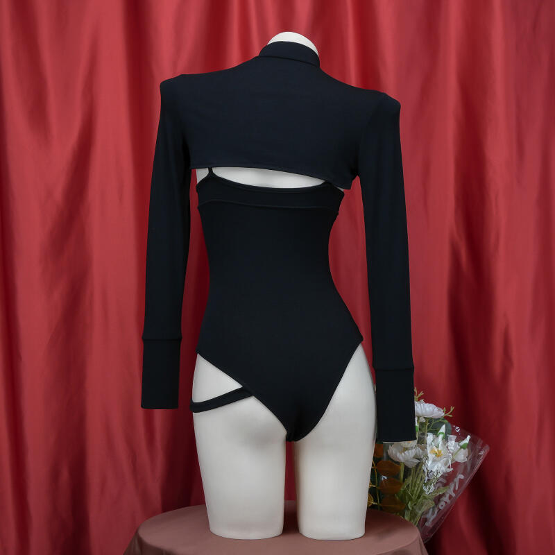 Anime Gothic  Hollow Out Sleev - Romper Playsuit Women 评论和价格