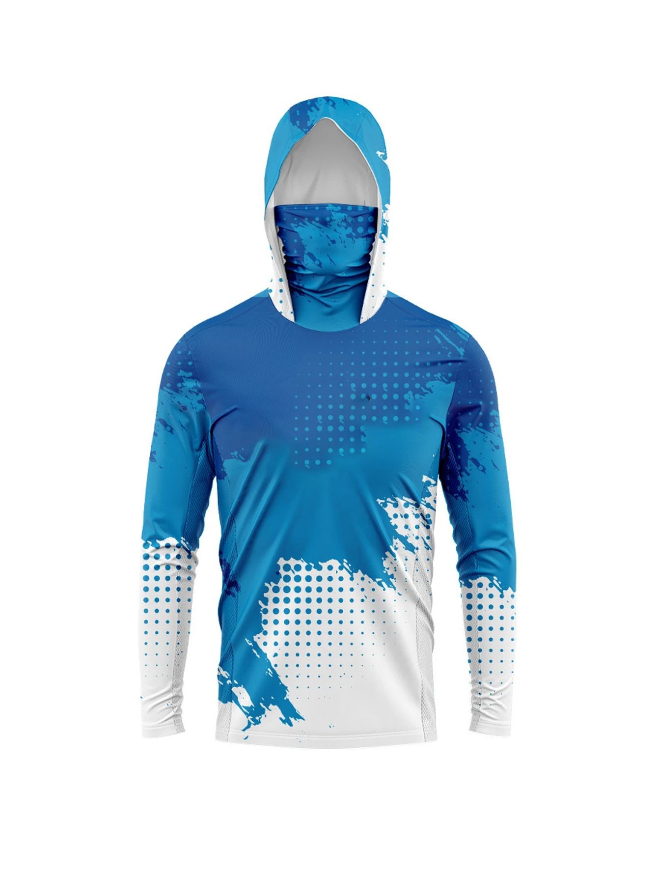 Outdoor Men Fishing Hooded Shi - Summer Clothing Long Sleeve 评论和价格