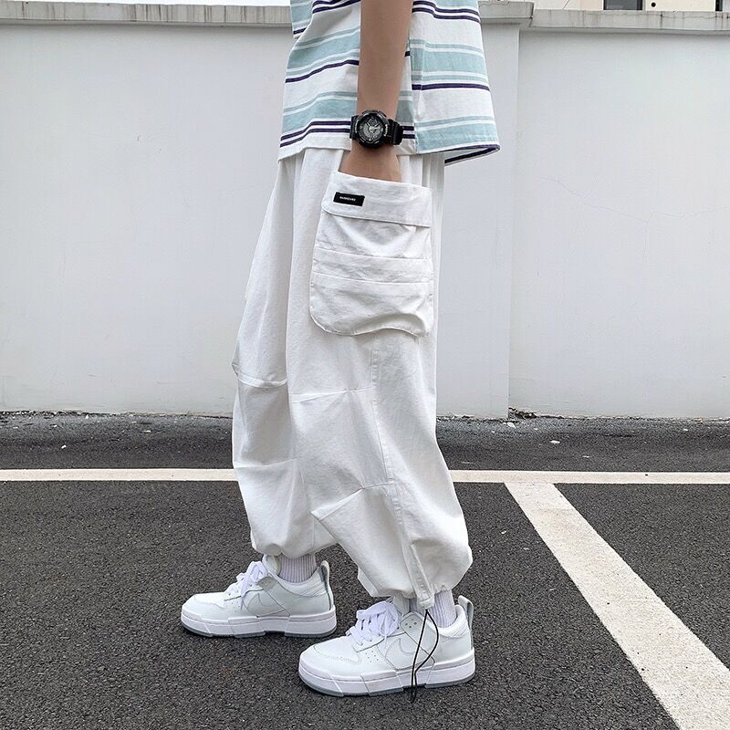 Men Bloomers Loose Cargo Pants - Summer Clothing Vibes 评论和价格