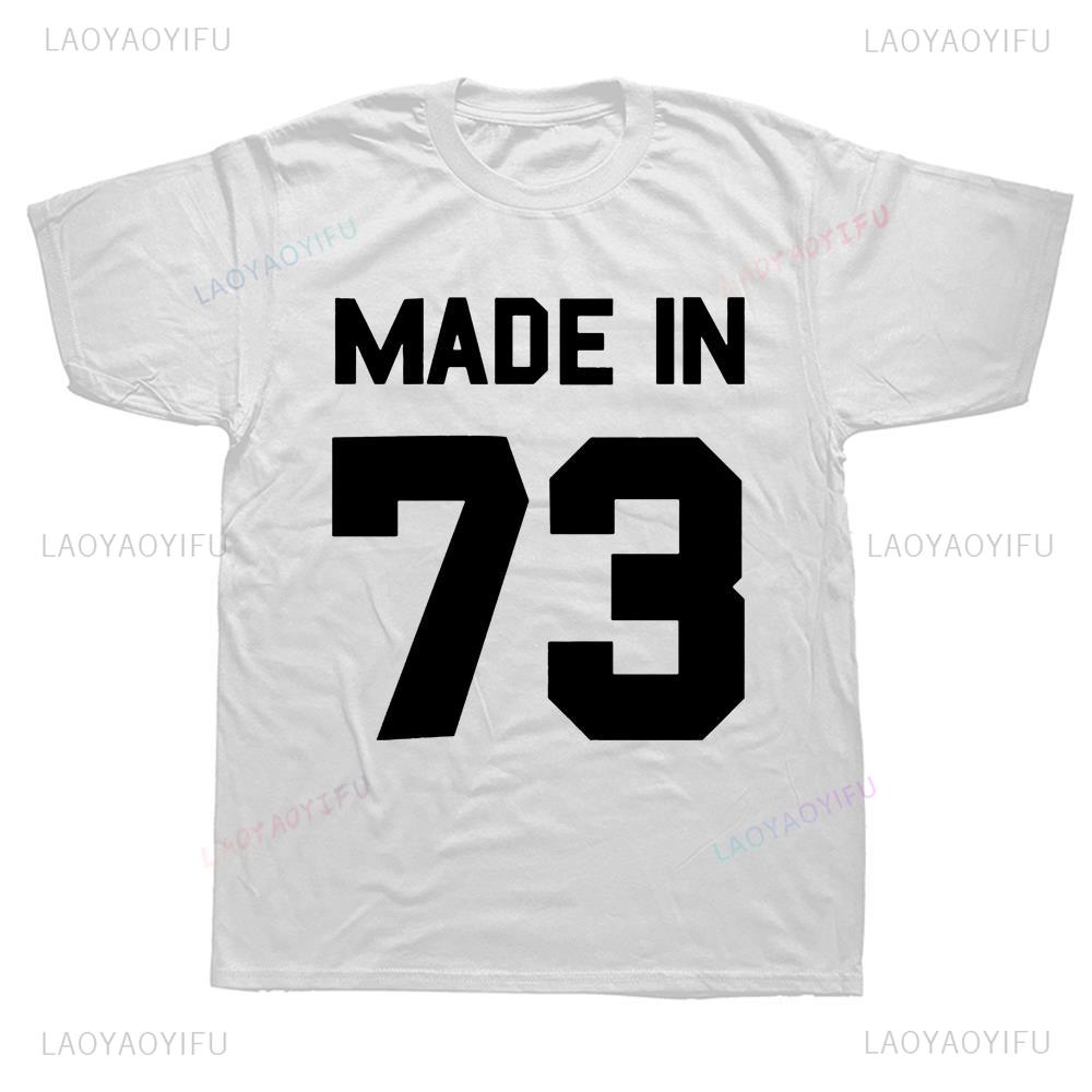 Hot Sale Made in 73 Graphic Cl - Summer Clothing Men Sale 评论和价格
