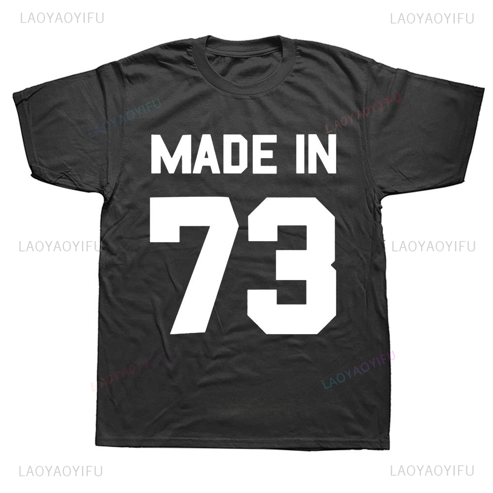 Hot Sale Made in 73 Graphic Cl - Summer Clothing Men Sale 评论和价格