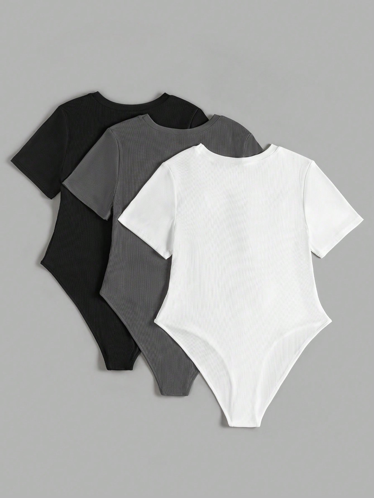 Plus Size Women's Round Neck S - Romper Playsuit Women 评论和价格