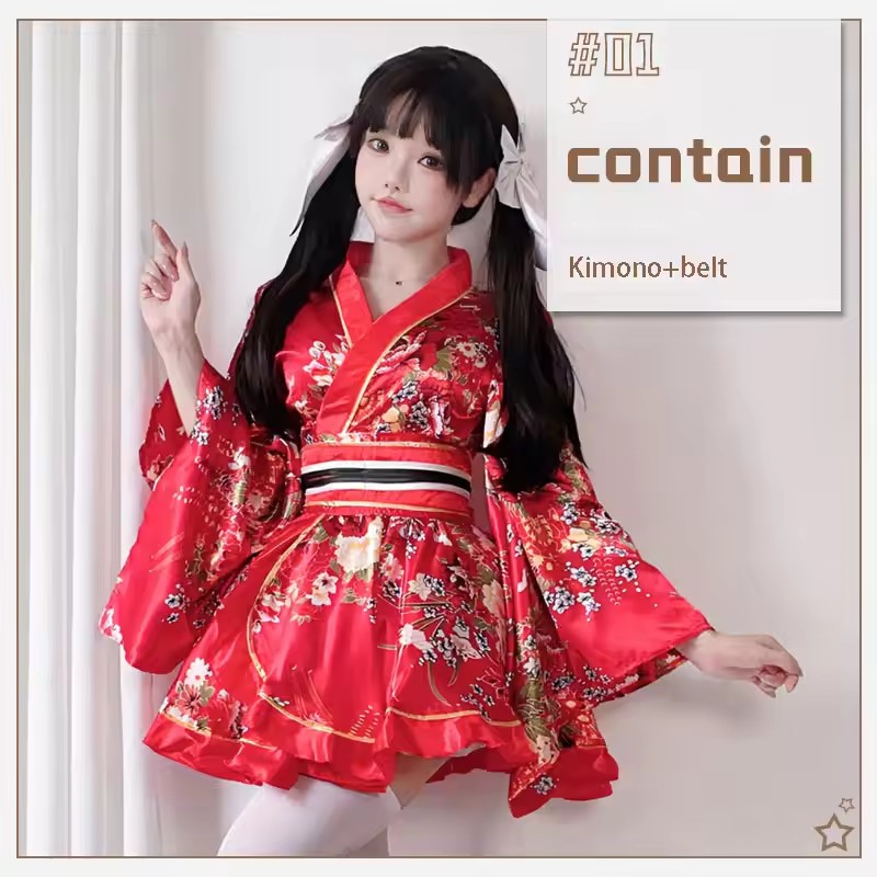 Japanese Modified Kimono Dress - Summer Japanese Clothing 评论和价格