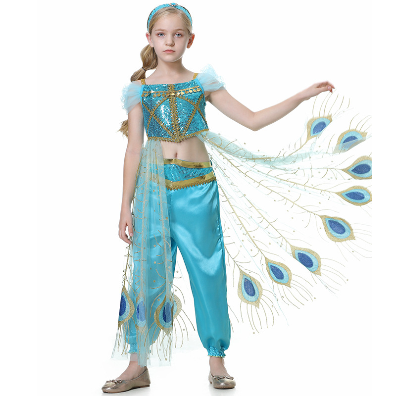Jasmine Girls Princess Dress M - Summer Clothing Kids 评论和价格