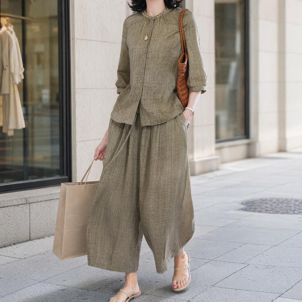 2026 Plus Size Casual Suit Wom - Linen Shorts Men 评论和价格