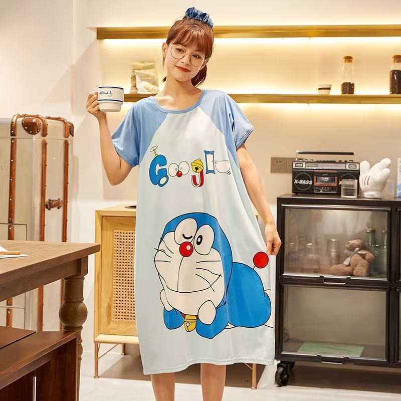 Doraemon cute nightdress for w - Summer Nights Clothing 评论和价格