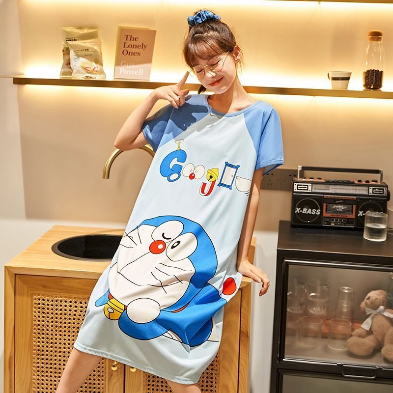 Doraemon cute nightdress for w - Summer Nights Clothing 评论和价格