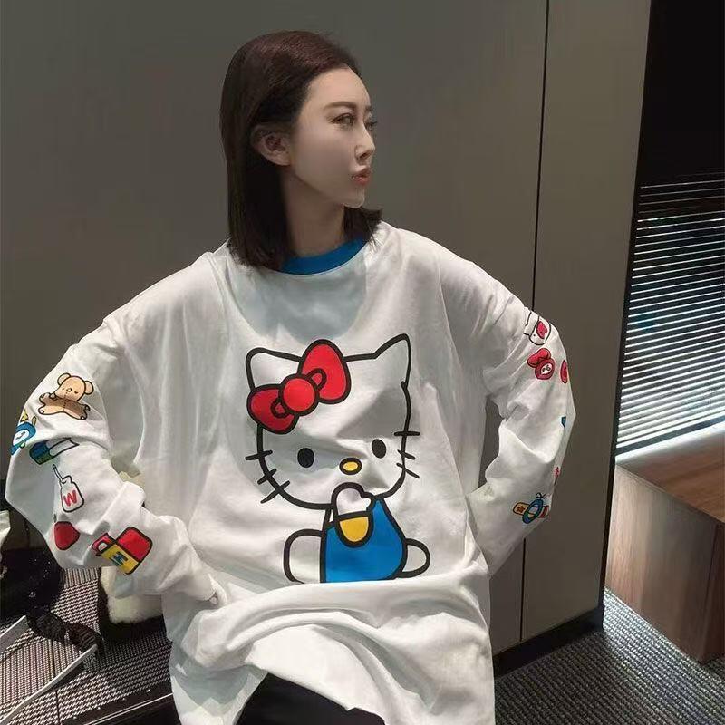 Long-Sleeved Hello Kitty Summe - Summer Clothing Styles 评论和价格