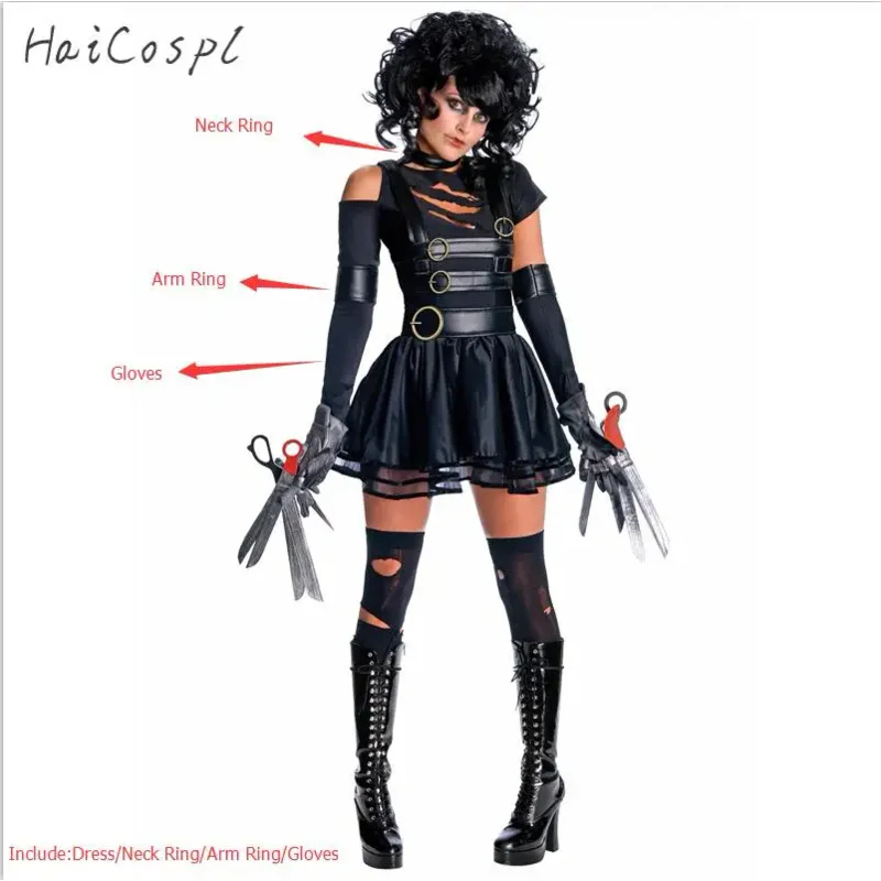 2026 Movie Edward Scissorhands - Romper Playsuit Women 评论和价格