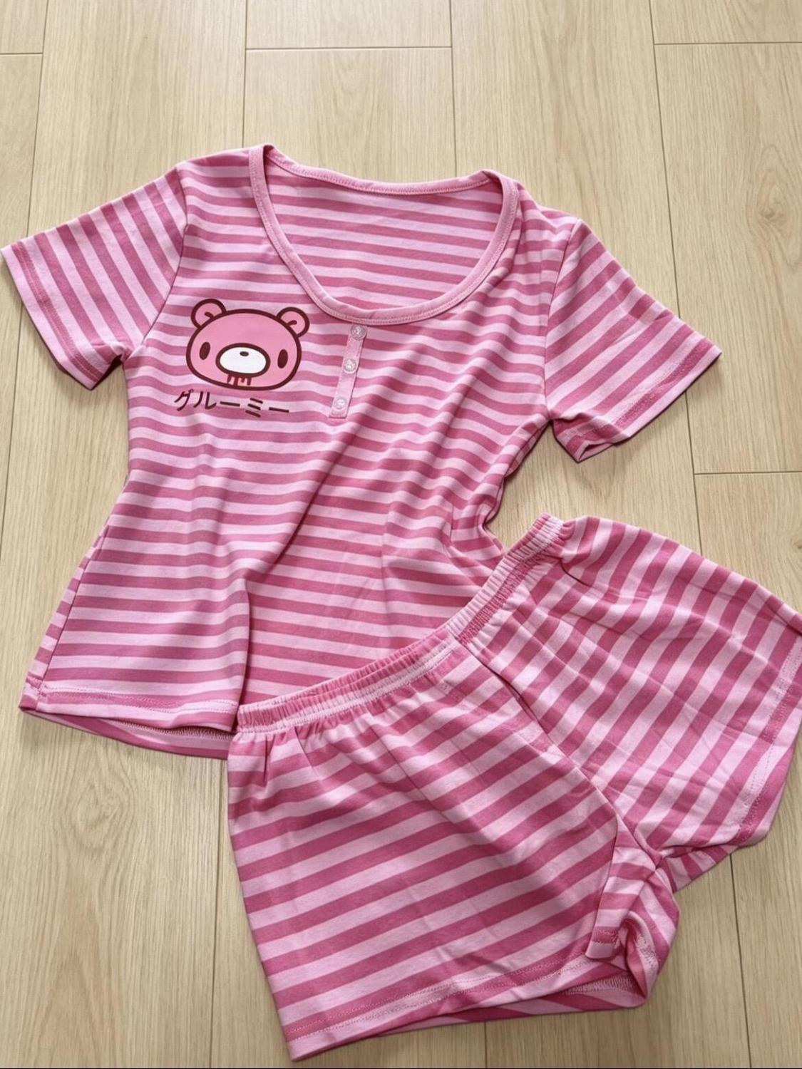 Japanese Sweet Shorts 2 Piece  - Summer Japanese Clothing 评论和价格