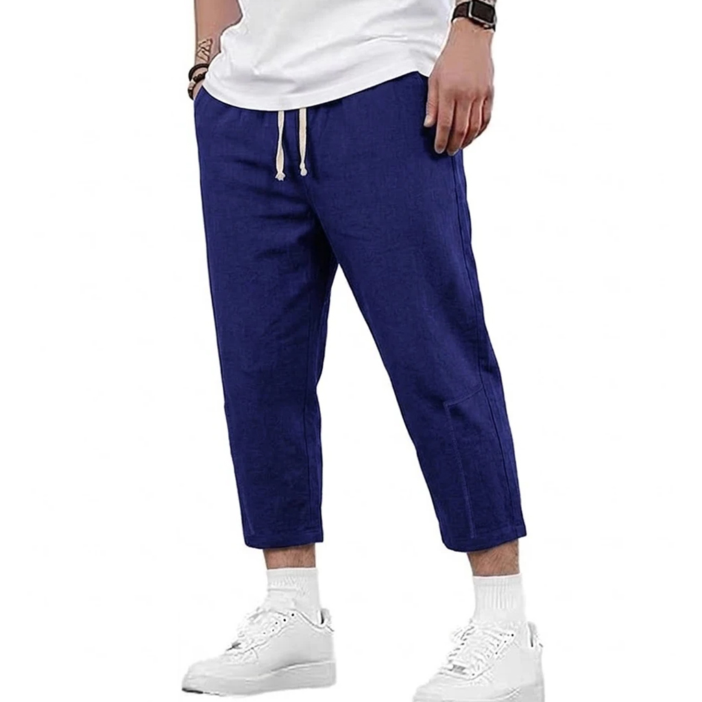 Mens Summer Cotton and Linen B - Linen Shorts Men 评论和价格