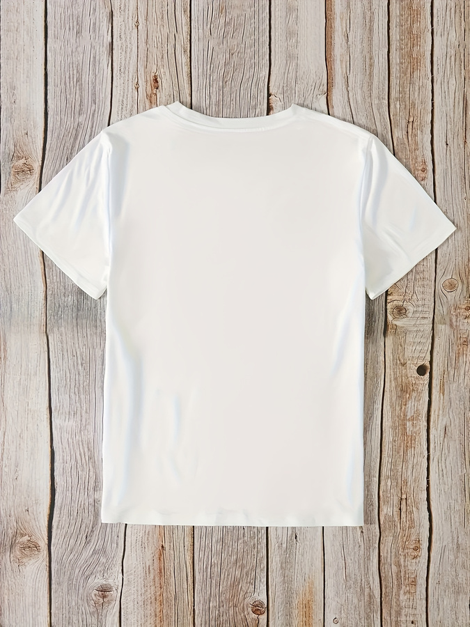 Cartoon Donut Print T-shirt, S - Summer Clothing Trends 2026 评论和价格