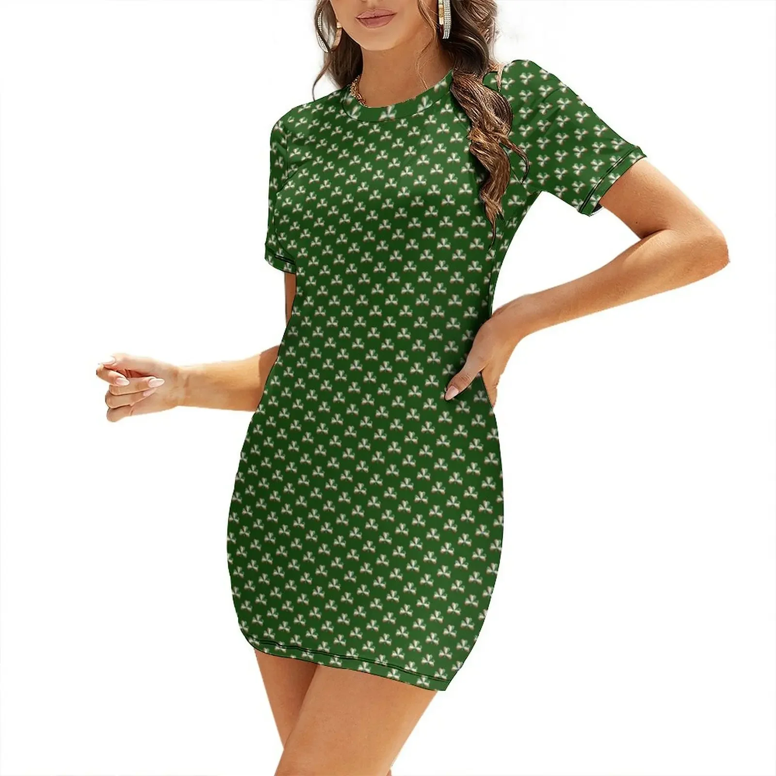 Ireland Flag Colours Shamrock  - Ireland Summer Clothing 评论和价格