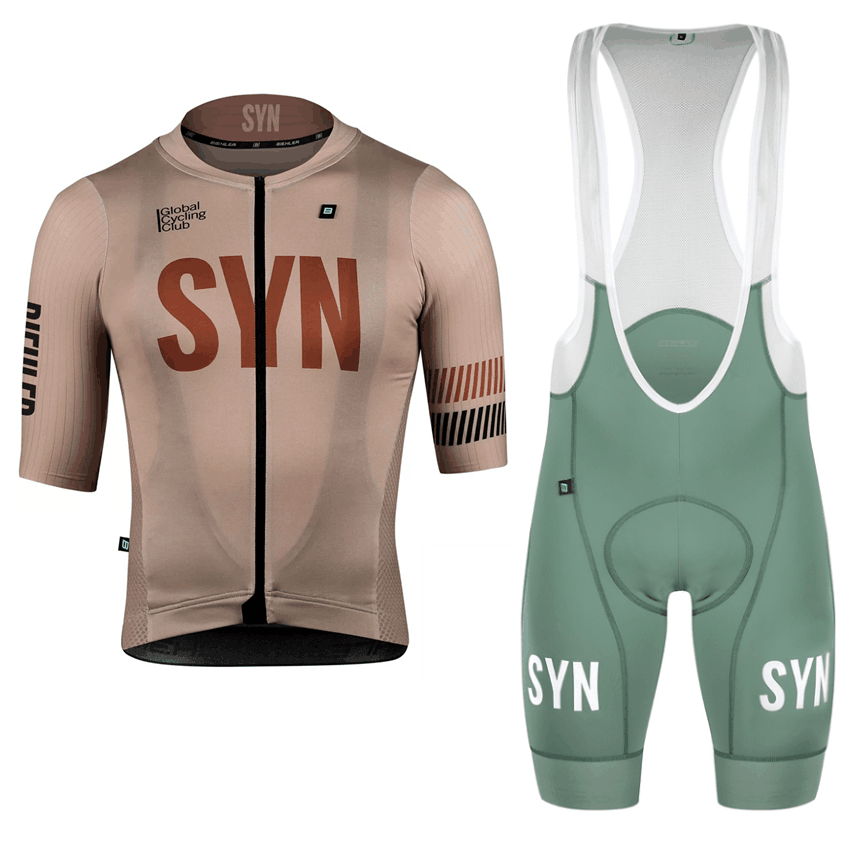 SYN Brown Cycling Clothing men - Summer Clothing Men Sale 评论和价格