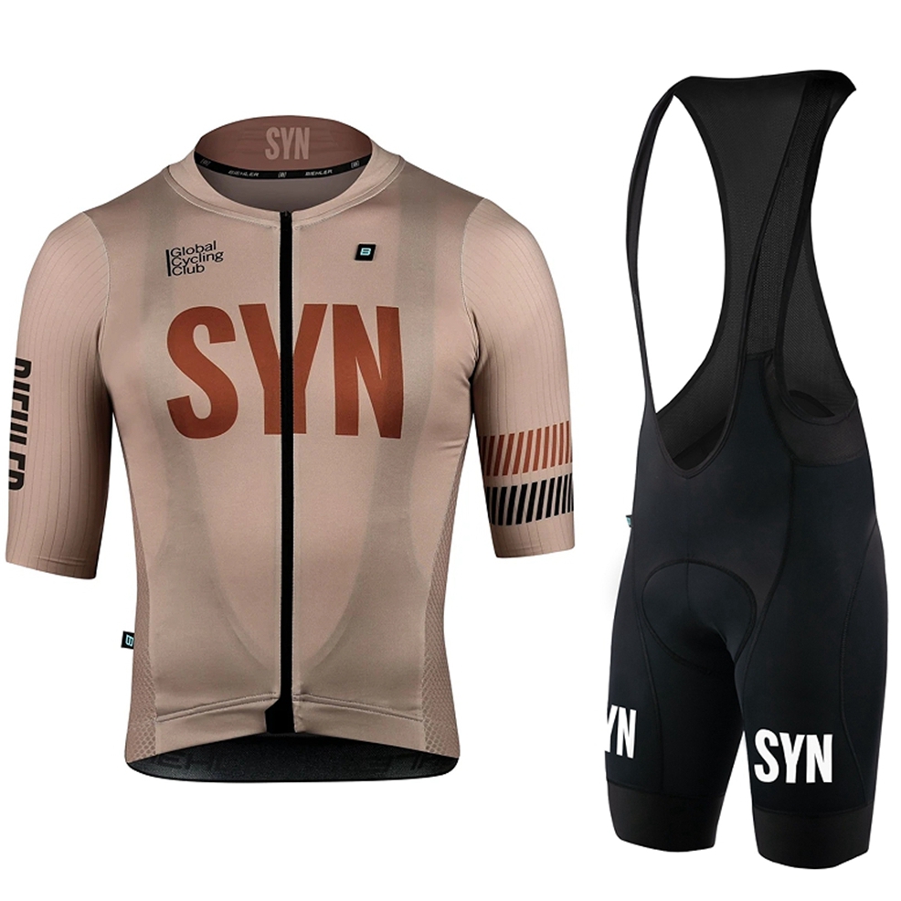 SYN Brown Cycling Clothing men - Summer Clothing Men Sale 评论和价格
