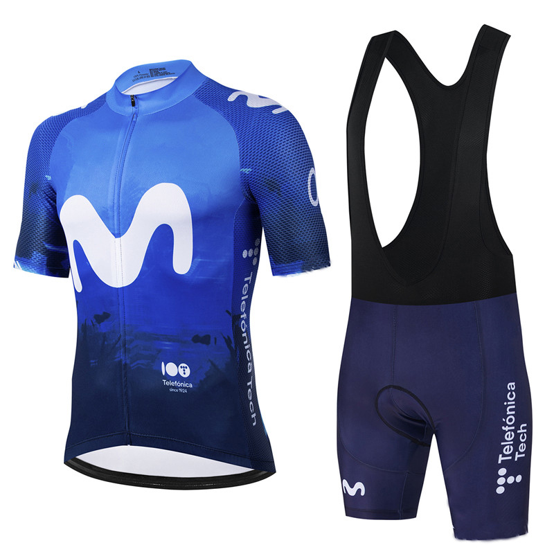 Movistar Pro Team Summer Cycli - Summer Clothing Men Sale 评论和价格
