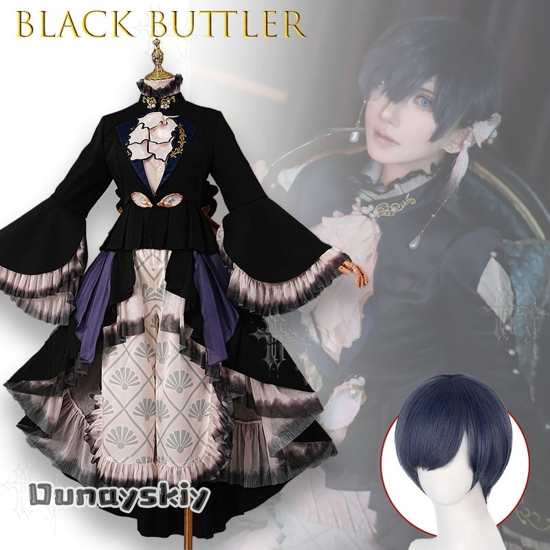 Oyster Ciel Cosplay Anime Blac - Romper Playsuit Women 评论和价格