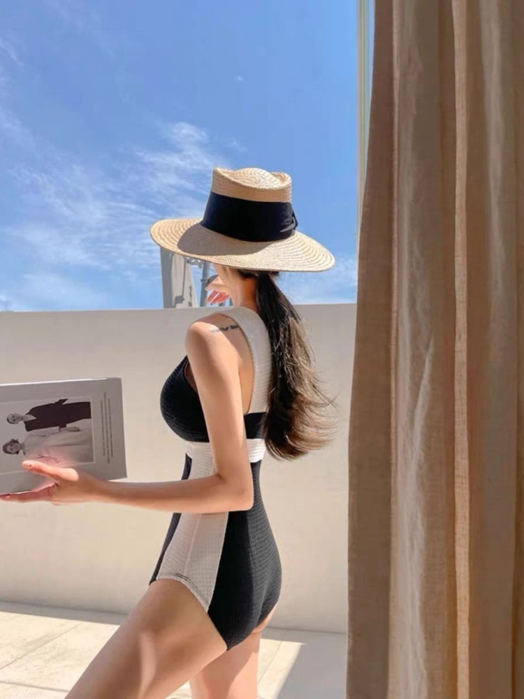 Korean Ins Style Swimsuit Wome - Swimsuit One Piece 评论和价格