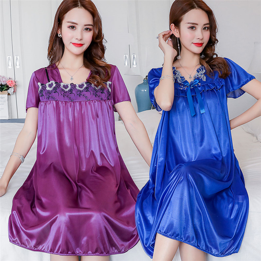 NEW Summer Ice Silk Nightgown  - Summer Nights Clothing 评论和价格