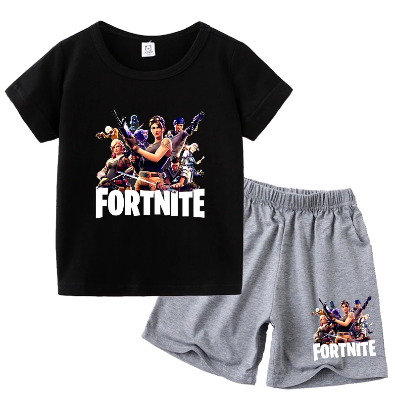 FortnitesT-shirt Shorts for Bo - Summer Nights Clothing 评论和价格