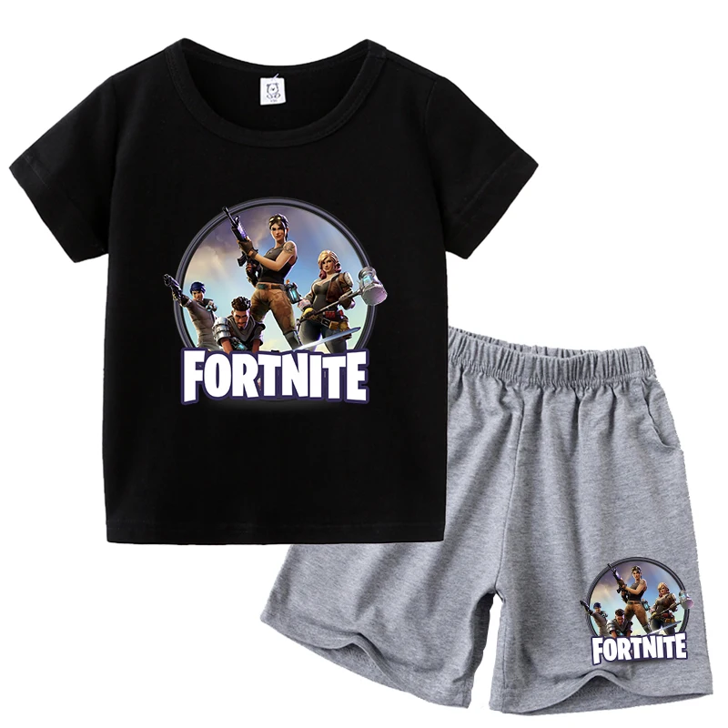 FortnitesT-shirt Shorts for Bo - Summer Nights Clothing 评论和价格