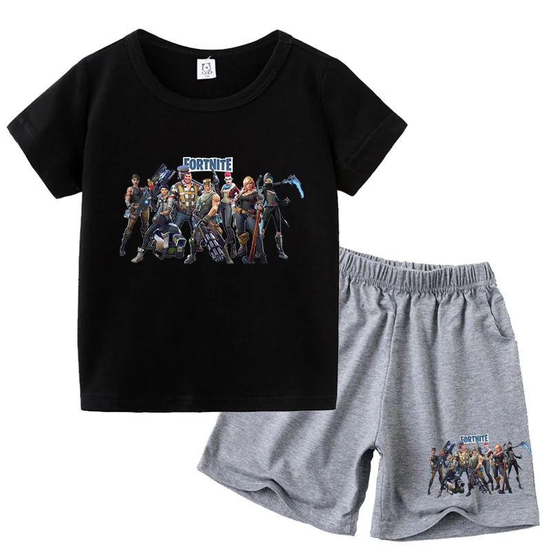 FortnitesT-shirt Shorts for Bo - Summer Nights Clothing 评论和价格
