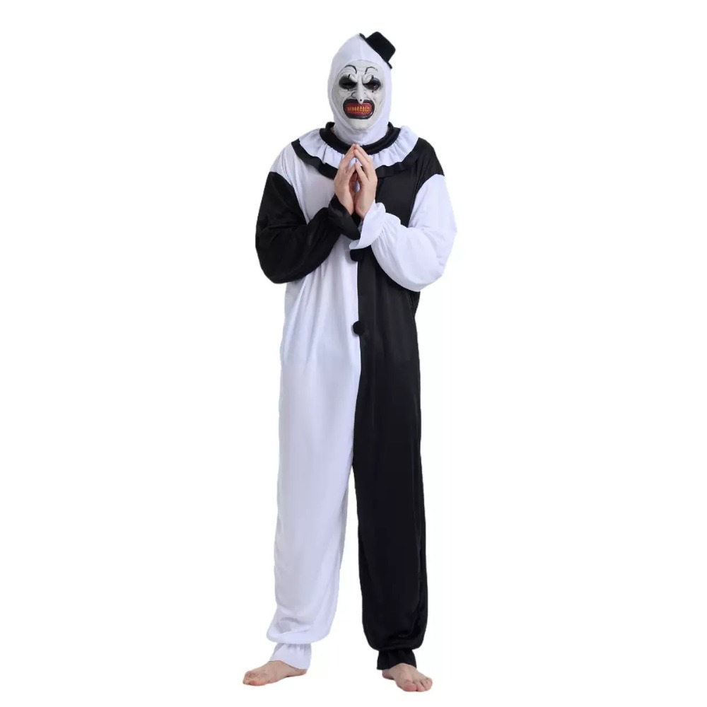 Terrifier Art Clown Joker Cosp - Romper Playsuit Women 评论和价格