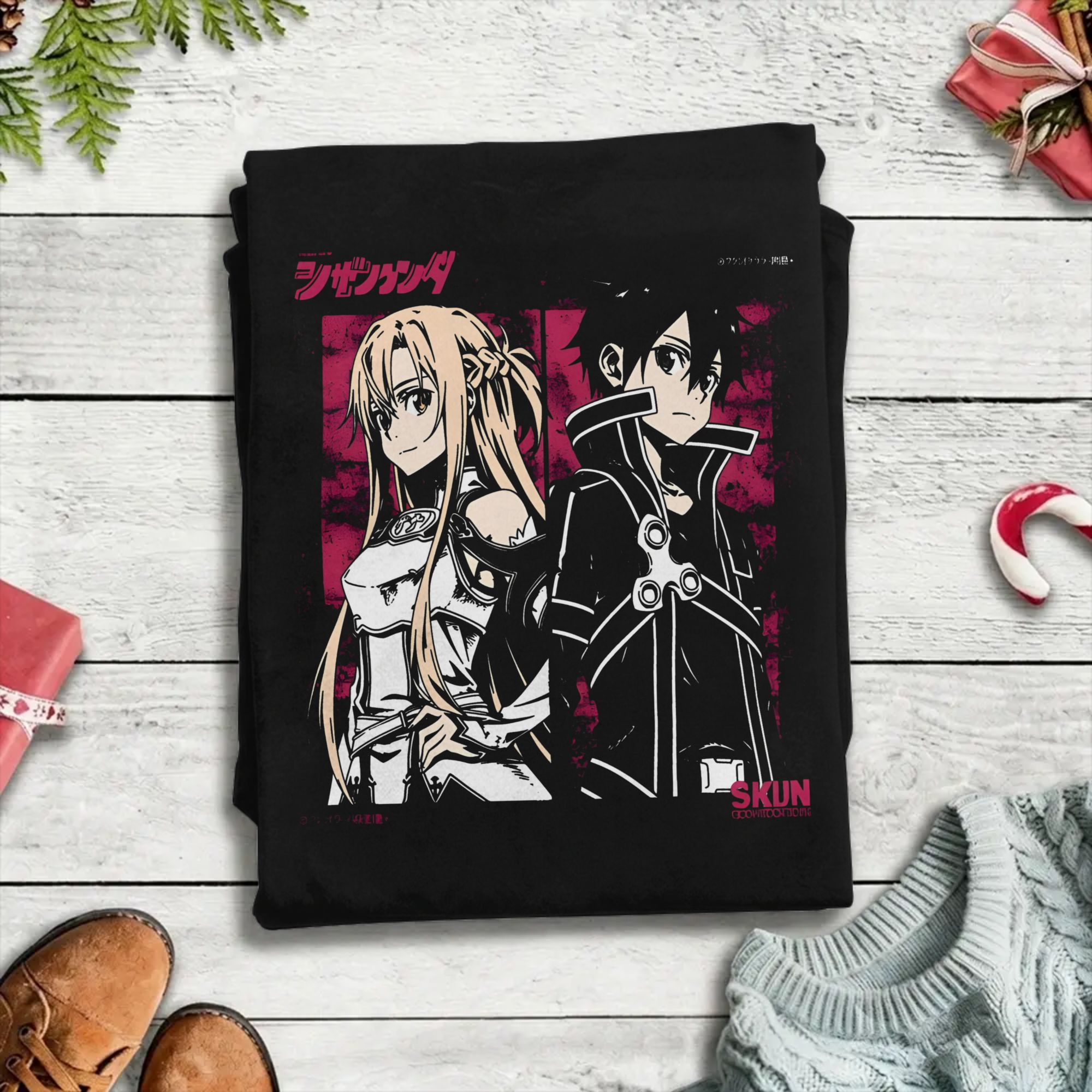 kirito and asuna Cotton T-Shir - Summer Clothing Wholesale 评论和价格