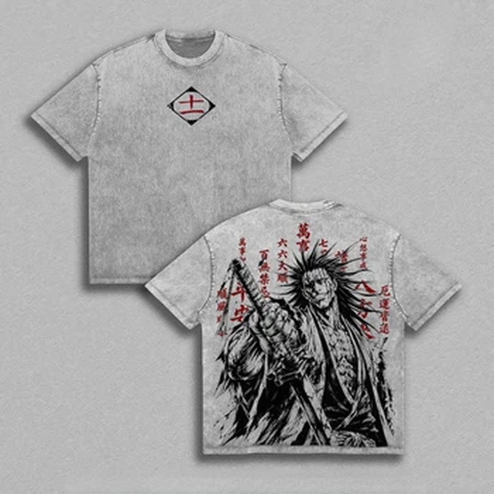 Zaraki Kenpachi BLEACH Anime T - Summer Clothing Italy 评论和价格